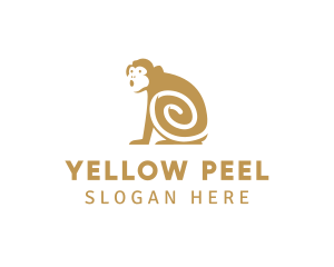 Yellow Monkey Ape logo design