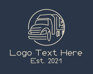 Freight - Automobile Haulage Trailer logo design