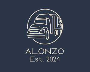 Automobile Haulage Trailer  logo design