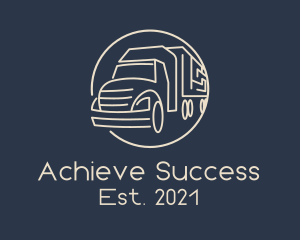 Automobile Haulage Trailer  logo design