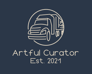 Automobile Haulage Trailer  logo design