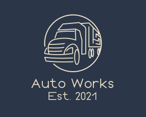 Automobile - Automobile Haulage Trailer logo design