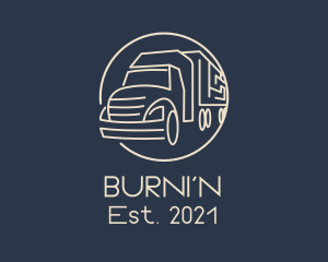 Automobile Haulage Trailer  logo design