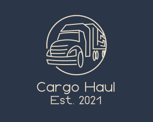 Automobile Haulage Trailer  logo design