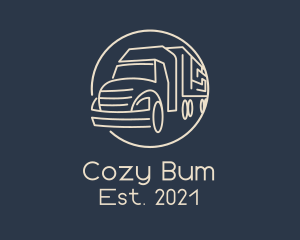 Automobile Haulage Trailer  logo design