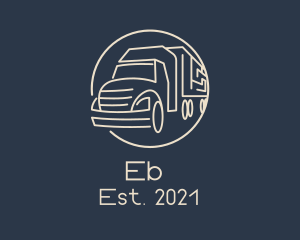 Automobile Haulage Trailer  logo design