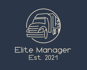 Automobile Haulage Trailer  logo design