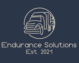 Automobile Haulage Trailer  logo design