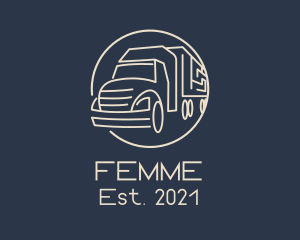 Automobile Haulage Trailer  logo design