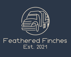 Automobile Haulage Trailer  logo design