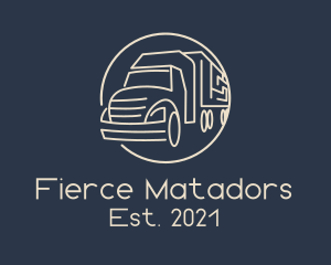 Automobile Haulage Trailer  logo design