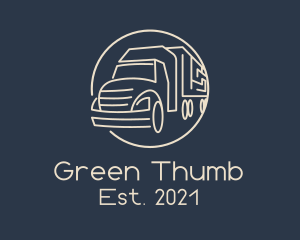 Automobile Haulage Trailer  logo design