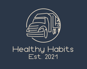 Automobile Haulage Trailer  logo design