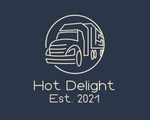 Automobile Haulage Trailer  logo design