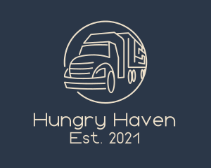 Automobile Haulage Trailer  logo design