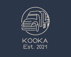 Automobile Haulage Trailer  logo design