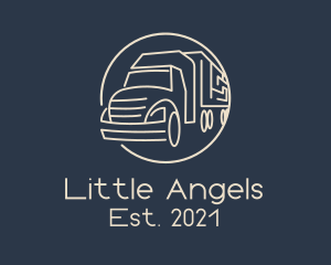 Automobile Haulage Trailer  logo design