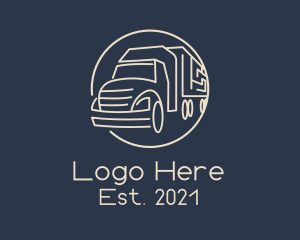 Automobile Haulage Trailer  logo design
