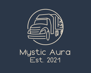 Automobile Haulage Trailer  logo design