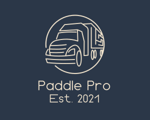 Automobile Haulage Trailer  logo design