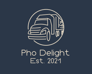 Automobile Haulage Trailer  logo design