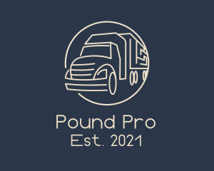 Automobile Haulage Trailer  logo design