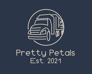 Automobile Haulage Trailer  logo design