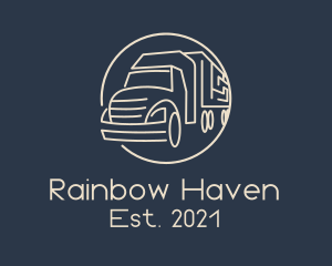 Automobile Haulage Trailer  logo design