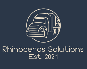 Automobile Haulage Trailer  logo design