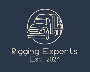 Automobile Haulage Trailer  logo design