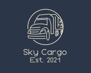 Automobile Haulage Trailer  logo design