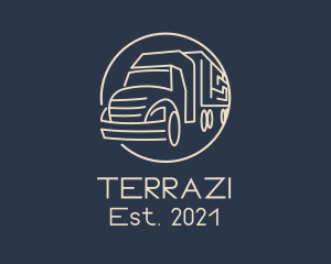 Automobile Haulage Trailer  logo design