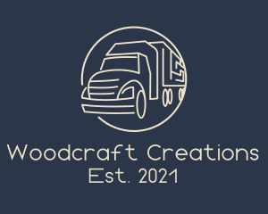 Automobile Haulage Trailer  logo design