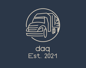 Automobile Haulage Trailer  logo design
