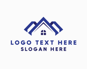 Loft - Realty House Roofing logo design