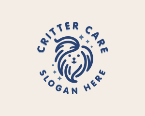 Dog Pet Care Grooming logo design