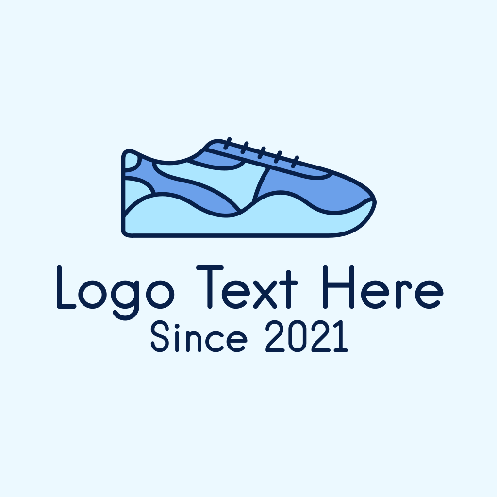 Blue Shoe Footwear Logo | BrandCrowd Logo Maker | BrandCrowd