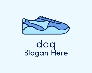 Blue Shoe Footwear Logo