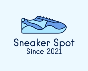 Blue Shoe Footwear logo design