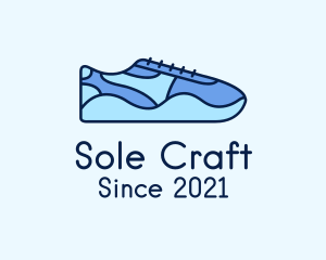 Blue Shoe Footwear logo design