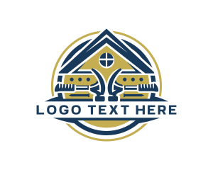 House - House Hammer Carpentry logo design