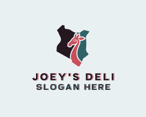 Joey - Kangaroo Animal Safari logo design