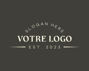 Classic Typography Business Logo