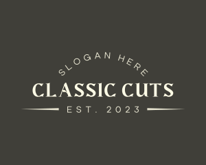 Classic Typography Business logo design