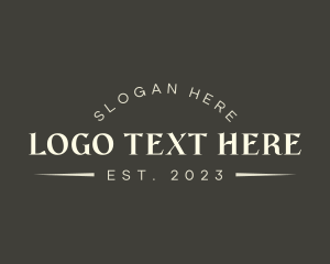 Classic Typography Business Logo