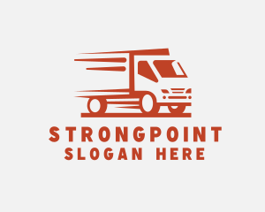 Distribution - Fast Speed Truck logo design