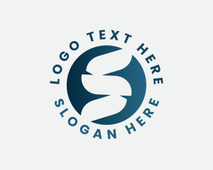 Banking - Media Tech App Letter S logo design