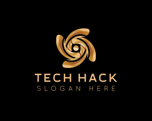 Tech Cyber Motion logo design