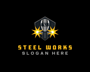 Welding Metalwork Fabrication logo design