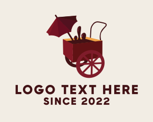 Cafeteria - Chocolate Food Cart logo design